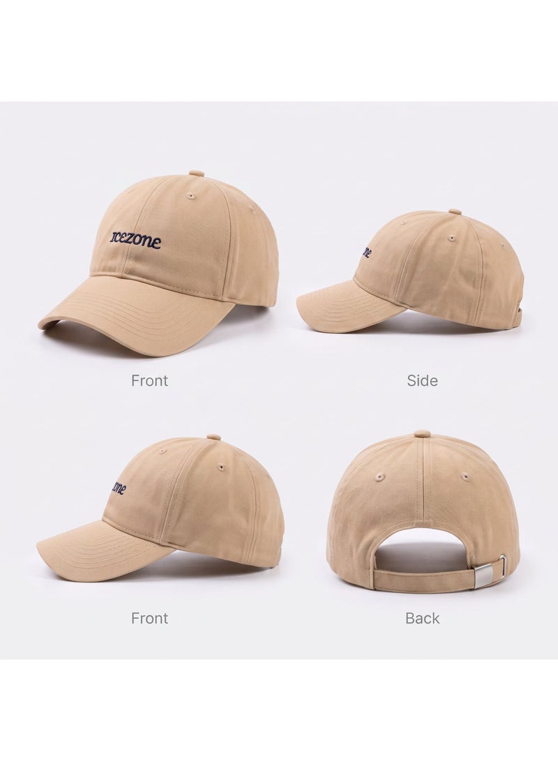 IceZone Cream 100% Cotton Hat with UV Protection - Image 3