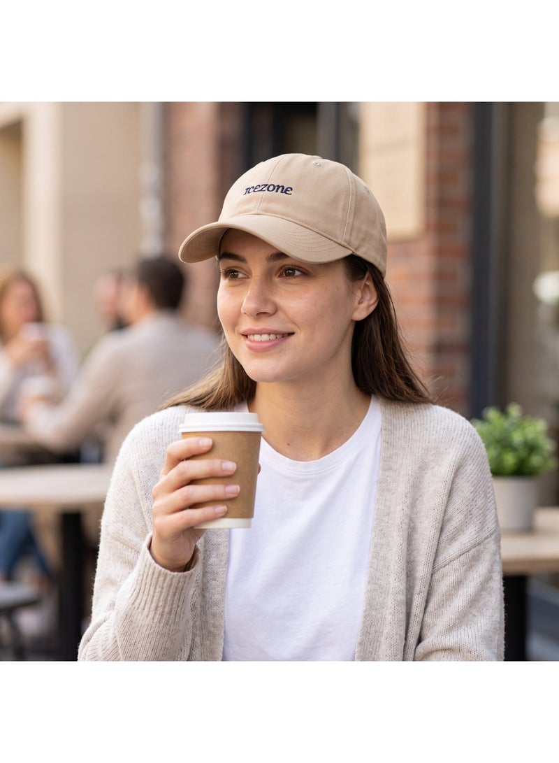 IceZone Cream 100% Cotton Hat with UV Protection - Image 5