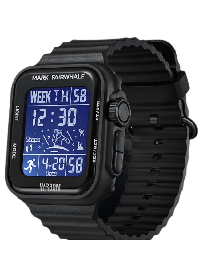 FAIRWHALE Sports Watch For Men, Students, Fashion Led Digital Smart Watch With Alarm, Timer, Luminous, Waterproof Wristwatch 4430 - Image 2