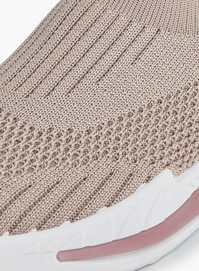 Oaklan by Shoexpress PINK Textured Slip-On Sports Shoes  | Best Price UAE