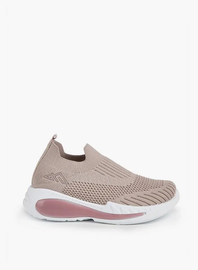 Oaklan by Shoexpress PINK Textured Slip-On Sports Shoes  | Best Price UAE