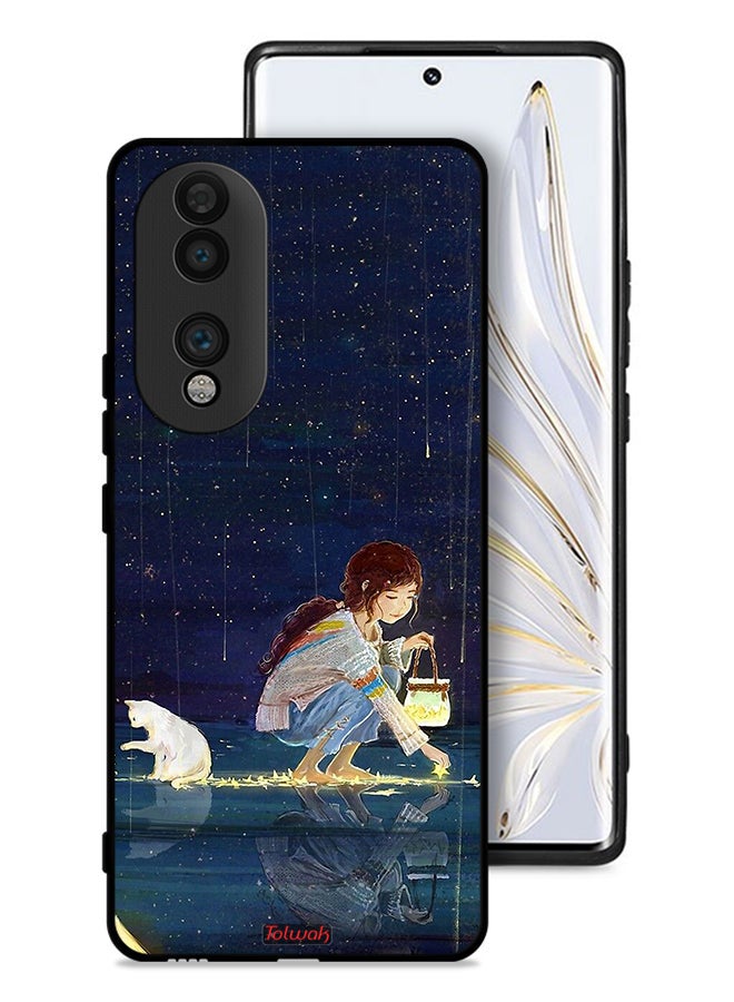 Tolwak Honor 70 Protective Case Cover Collecting Stars Art - Image 1