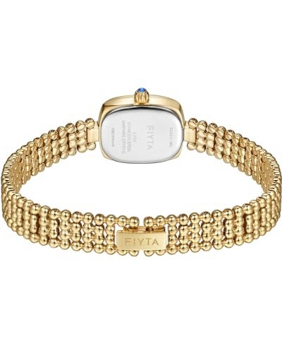 FIYTA Gold Watches for Women Vintage Ladies Wrist Watches Stainless Steel Dainty Small Gold Watch with Link Removal Tools and Gift Box for Women and Love Ones - Image 5