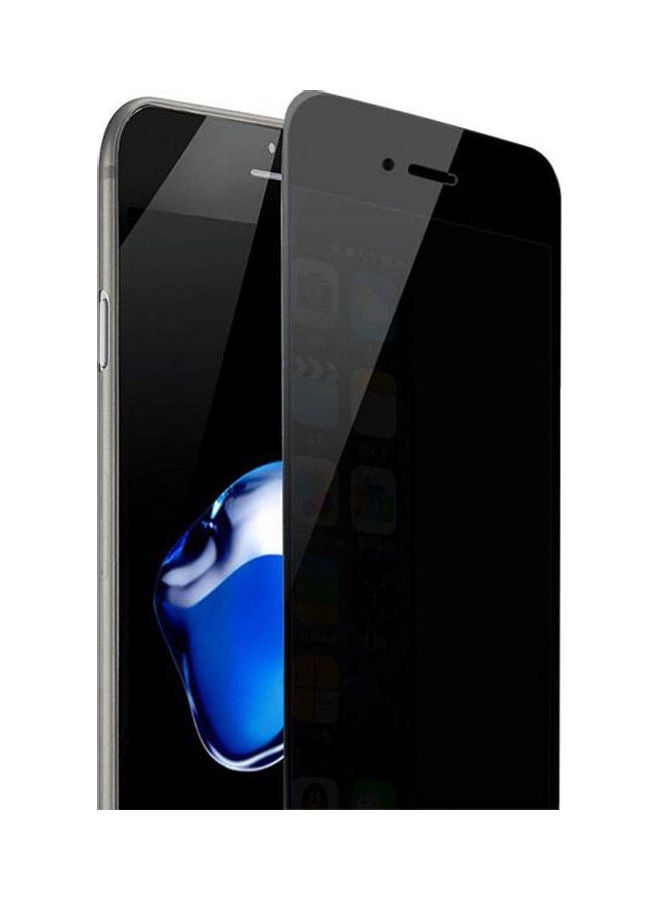 DUSALA 2.5D Privacy Tempered Glass Screen Protector For Apple Iphone 7 & 8 Clear/Black