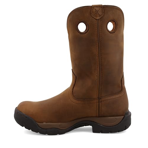 Twisted X Men's 11" All Around Work Boot, Round Toe, Taupe & Taupe, 9 M - Image 2