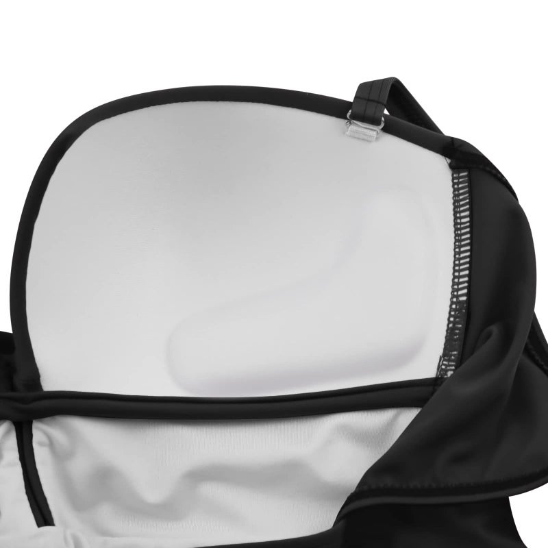 Eomenie Women's Push Up Wrap Front Swimsuit One Piece Tummy Control Bathing Suits Bandeau Support Slimming Swimwear Black - Image 4