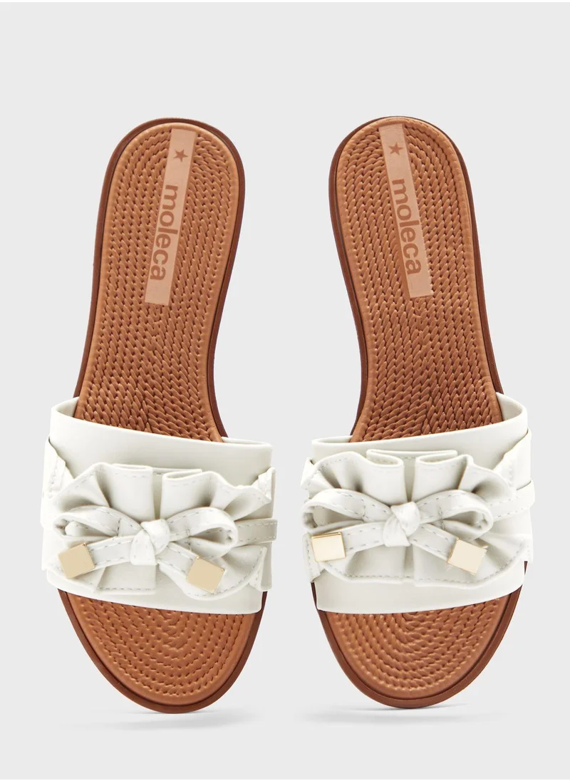 موليكا Mina Single Strap Flat Sandals