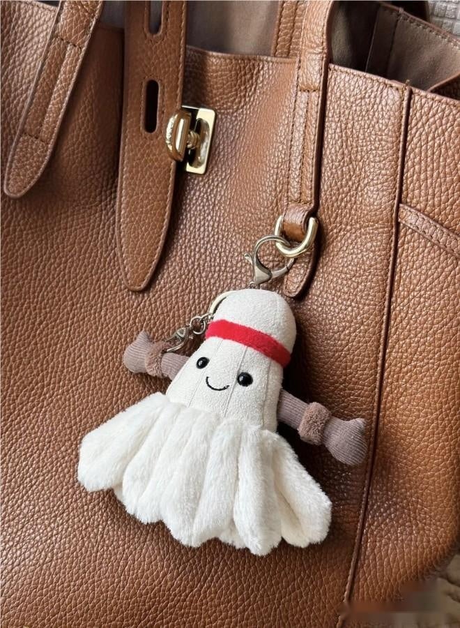 لعبة محشوة أميوزيبلز سبورتس بدمينتون — دمية ريشة ناعمة، هدية لطيفة للزينة - Image 5