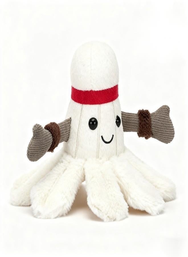 لعبة محشوة أميوزيبلز سبورتس بدمينتون — دمية ريشة ناعمة، هدية لطيفة للزينة - Image 1