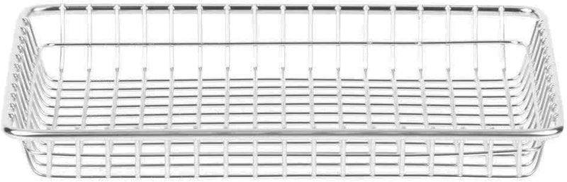 sulfar Kitchen Cabinet Drawer Organizer Tray - Storage Basket for Cutlery, Serving Spoons, Cooking Utensils, Gadgets (Pack of 1) Silver - Image 1
