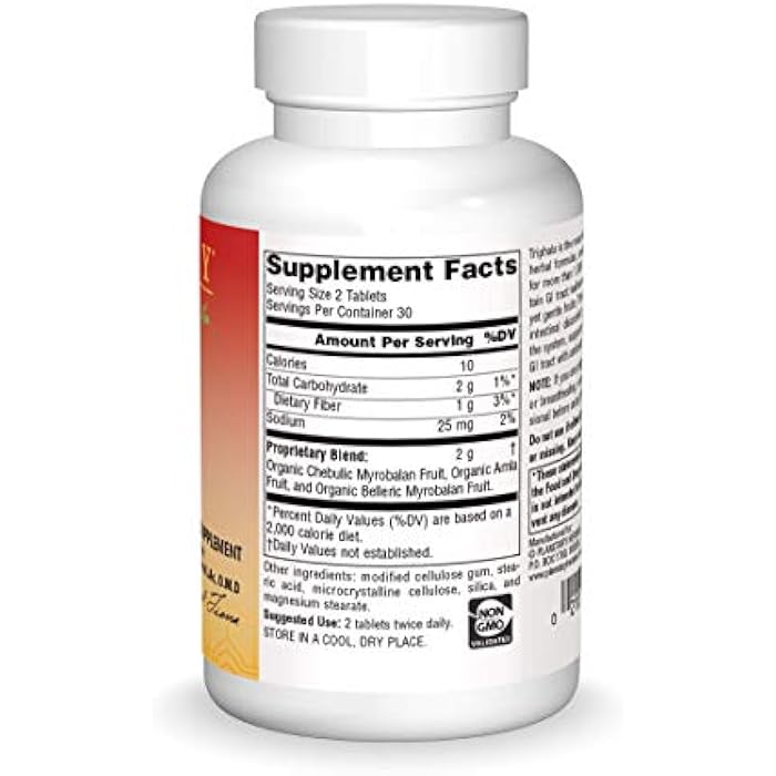 PLANETARY HERBALS Planetary Ayurvedics Triphala 1000mg GI Tract Wellness & Cleanse - Powerful Herbal Supplement - Balance & Detox Digestive Support Rejuvinate & Regularity - 60 Tablets - Image 3