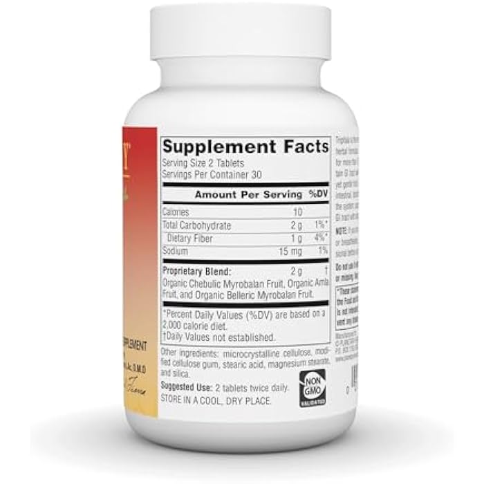PLANETARY HERBALS Planetary Ayurvedics Triphala 1000mg GI Tract Wellness & Cleanse - Powerful Herbal Supplement - Balance & Detox Digestive Support Rejuvinate & Regularity - 60 Tablets - Image 4