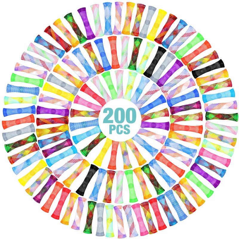 جيريفي Jerify 200 pcs fingers marble mesh mesh founds toys الإجهاد الحسي الذي يخفف من Toy Silent Head Combits for البالغين. - Image 1