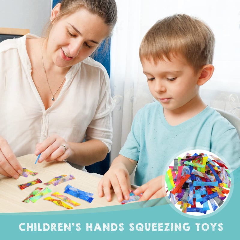 جيريفي Jerify 200 pcs fingers marble mesh mesh founds toys الإجهاد الحسي الذي يخفف من Toy Silent Head Combits for البالغين. - Image 3