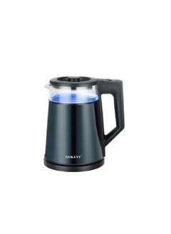 sokany Electric Kettle 1.7 Liter - 2000 W (Metallic Green)  - Image 1