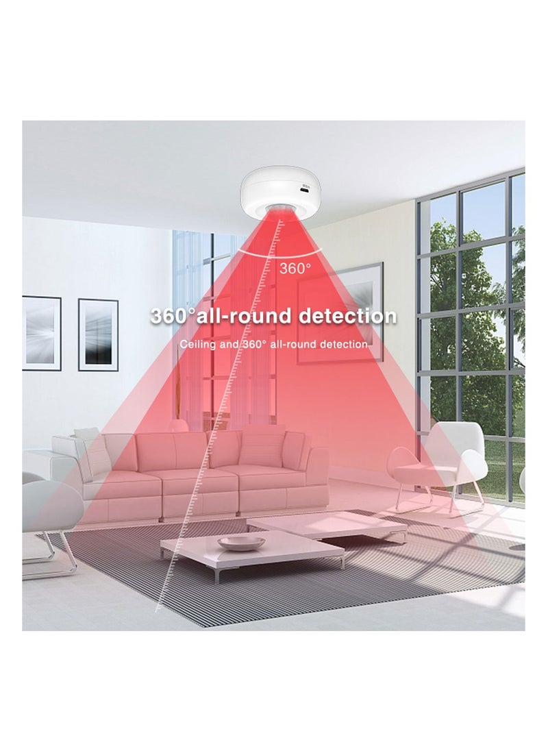 UanTii - Smart PIR Motion Detector, Tuya WiFi Wireless Infrared Movement Sensor,Smart Life App Remote Monitor - Image 1
