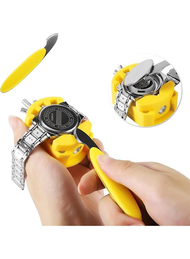 1 Set of Watch Battery Replacement Tool Kit for Watch Repair. Professional Watch Back Removal Tool，Pry Back Case Opener， Battery Replacement Set, Watch Repair Kits - Image 5