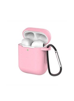 NIBEMINENT 2-Piece Silicone Case For Apple AirPods 1/2 Pink/Teal  - Image 2