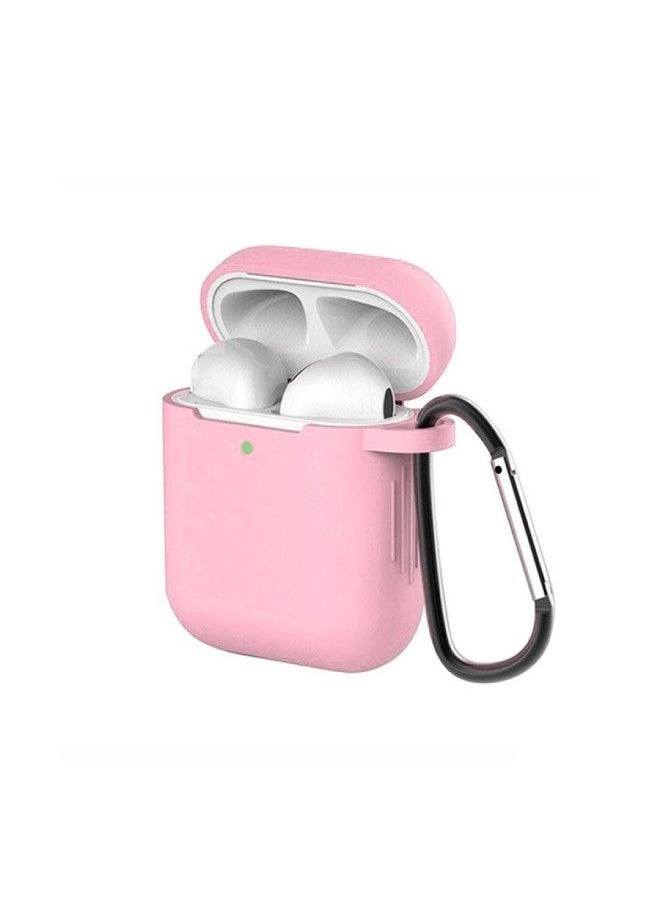 NIBEMINENT 2-Piece Silicone Case For Apple AirPods 1/2 Pink/Teal  - Image 2
