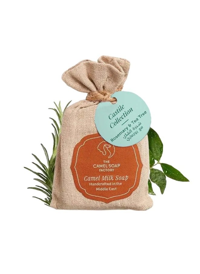 The Camel Soap Factory صابون قشتالة بالروزماري وشجرة الشاي 95 جرام  - Image 1