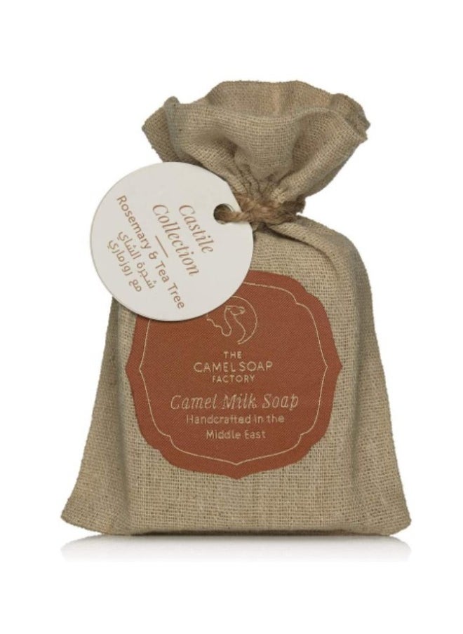 The Camel Soap Factory صابون قشتالة بالروزماري وشجرة الشاي 95 جرام  - Image 3