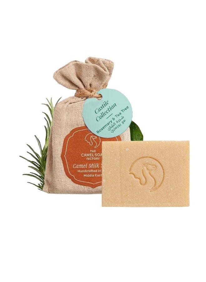 The Camel Soap Factory صابون قشتالة بالروزماري وشجرة الشاي 95 جرام  - Image 4