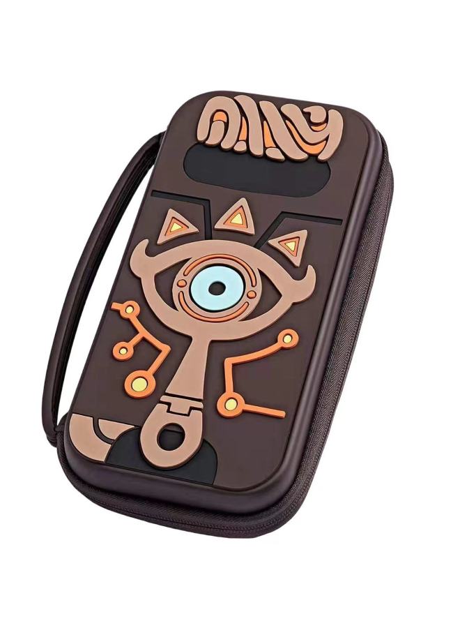 general Nintendo Switch Storage Bag Protective Bag Ns Card Case Accessories Ns Protective Case Endurance Edition Bag OLED Storage Bag-Product Color:Zelda Silicone Coffee - Image 4