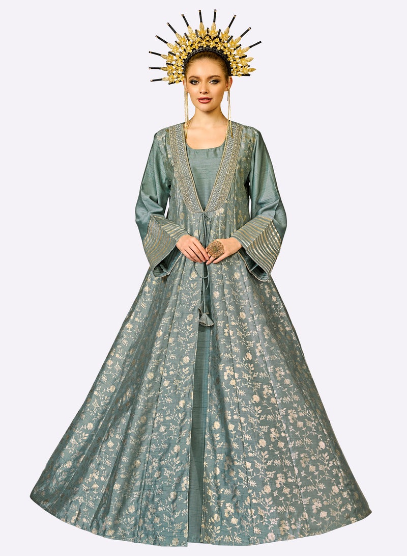 Sara Arabia Sara Arabia Elegant Jacket-Style Jalabiya  - Image 1