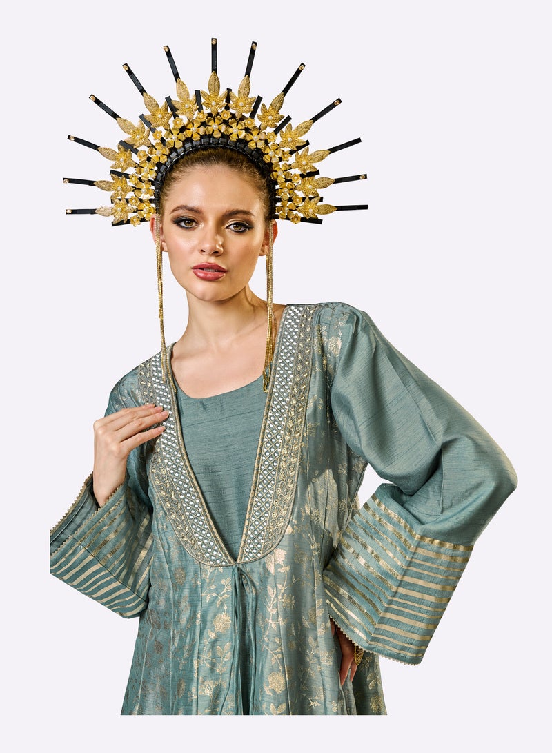 Sara Arabia Sara Arabia Elegant Jacket-Style Jalabiya  - Image 3