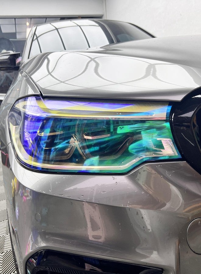 LZLRUN لفائف تلوين مصابيح الرأس والذيل من LZLRUN بعرض إضافي 16 بوصة × 60 بوصة ذاتية اللصق (شفافة شاملة)  - Image 2