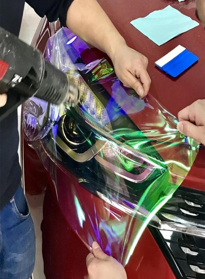 LZLRUN لفائف تلوين مصابيح الرأس والذيل من LZLRUN بعرض إضافي 16 بوصة × 60 بوصة ذاتية اللصق (شفافة شاملة)  - Image 5