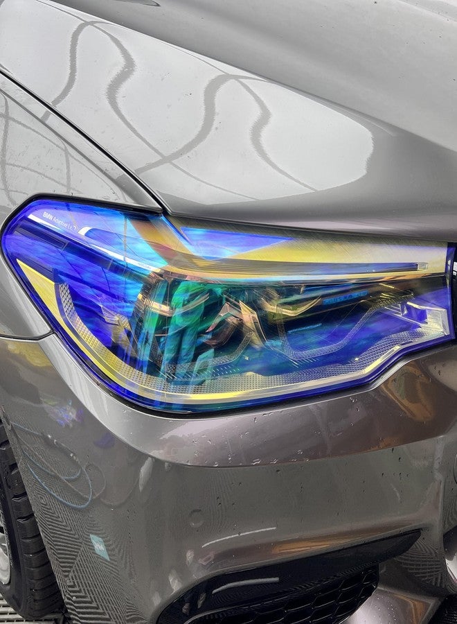 LZLRUN لفائف تلوين مصابيح الرأس والذيل من LZLRUN بعرض إضافي 16 بوصة × 60 بوصة ذاتية اللصق (شفافة شاملة)  - Image 4