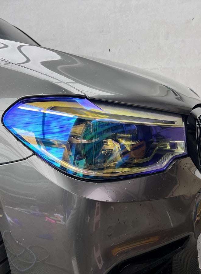 LZLRUN لفائف تلوين مصابيح الرأس والذيل من LZLRUN بعرض إضافي 16 بوصة × 60 بوصة ذاتية اللصق (شفافة شاملة)  - Image 3