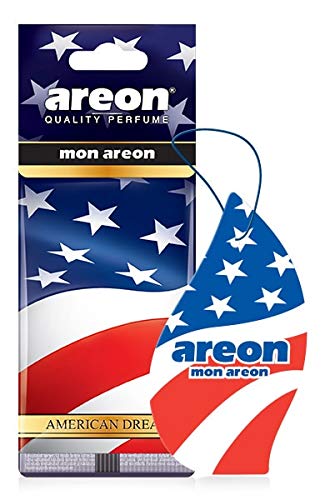 AREON MON MA41 Long Lasting Hanging Best Car Air Freshener American Dream Scent, 12 Pack - Image 1