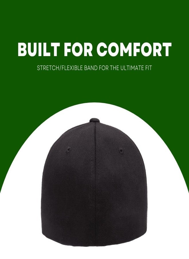 LINDO Flexfit Pro Style Hat - The Great Outdoors (Black w/Graphite: L/XL) - Image 4