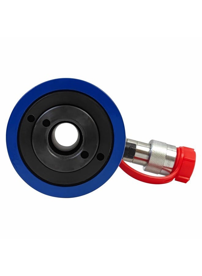 AMZCNC 30T Hydraulic Cylinder Jack Hollow Single Acting Hydraulic Ram Cylinder 4"(100mm) Hydraulic Lifting Cylinders (30T 4Inch Hollow) - Image 1
