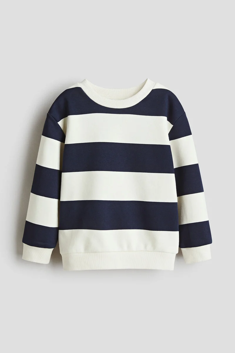 اتش اند ام بلوزة من القطن السميك