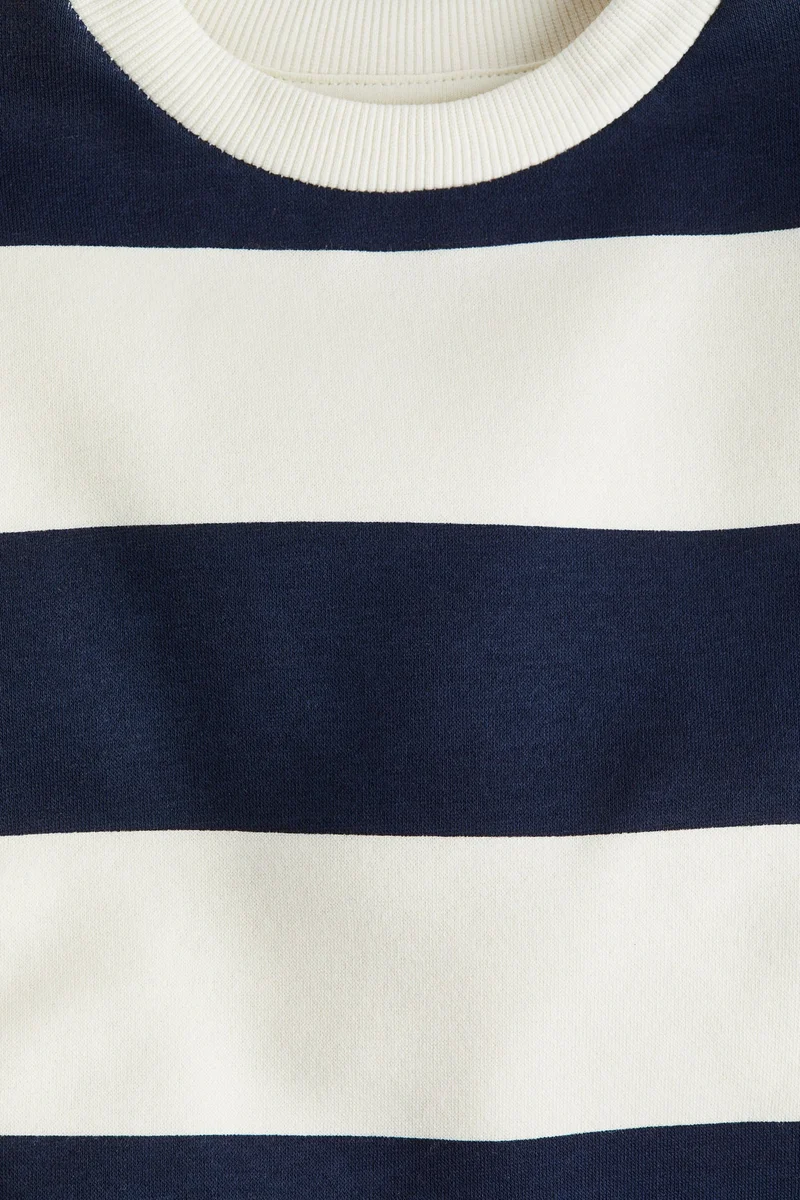 اتش اند ام بلوزة من القطن السميك