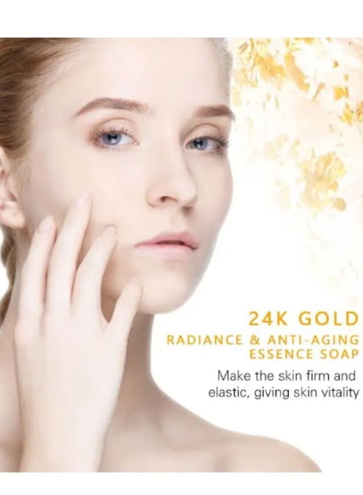 DR. RASHEL 24K Gold Anti-Aging Radiance Soap 100g - Image 3