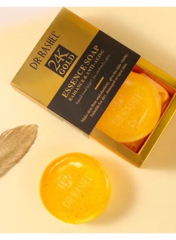 DR. RASHEL 24K Gold Anti-Aging Radiance Soap 100g - Image 5