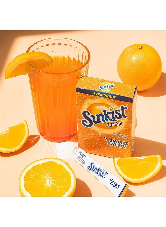 SINGLES TO GO! Sunkist Soda Variety Pack, Singles To Go Orange, Strawberry, Grape and Peach (30 Total Sticks) - Image 5