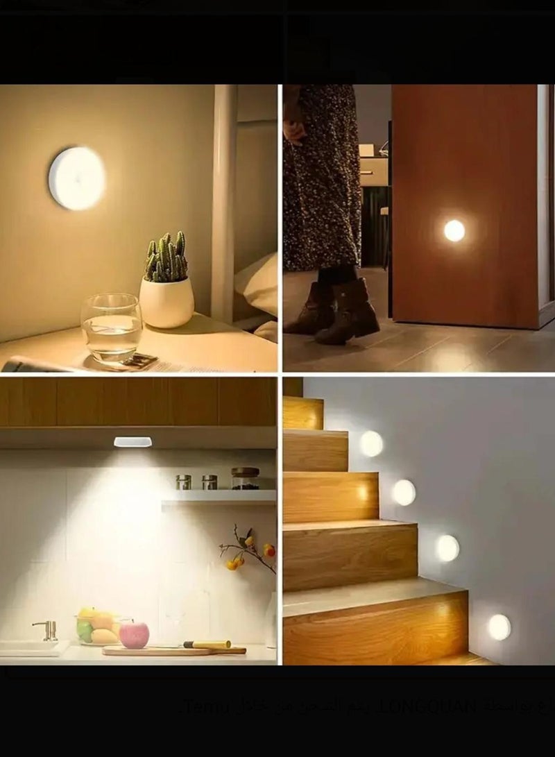 MITOYO Motion Sensor Light - Under Cabinet Light - White Light and Warm Light - Rechargeable Night Light for Kitchen, Staircase, Bedroom, Drawer - Image 2