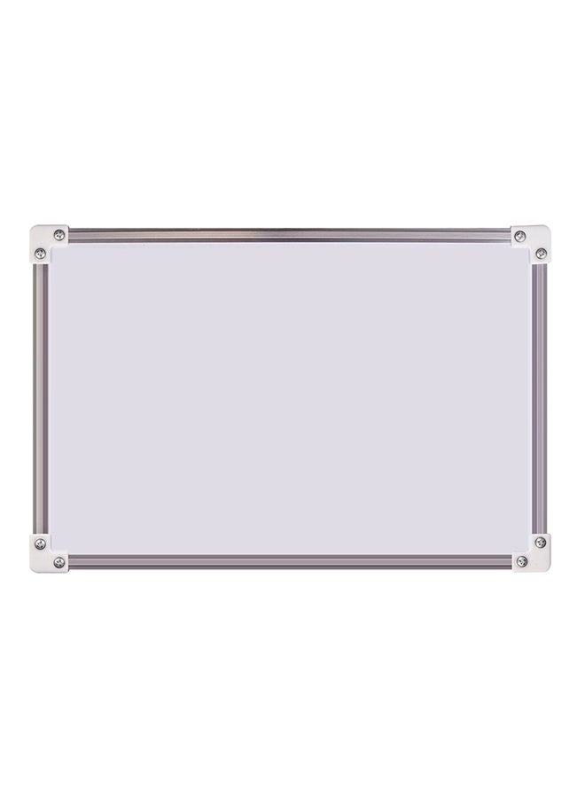 SBC Aluminum Framed Magnetic Board,35x25 cm White/Grey - Image 2