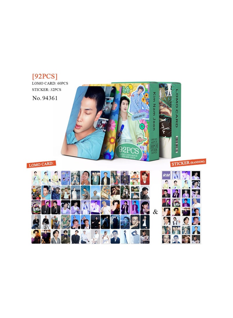 NIBEMINENT 92 Pcs Kpop BTS Lomo Cards Card For Fans Collection Gifts - Image 2