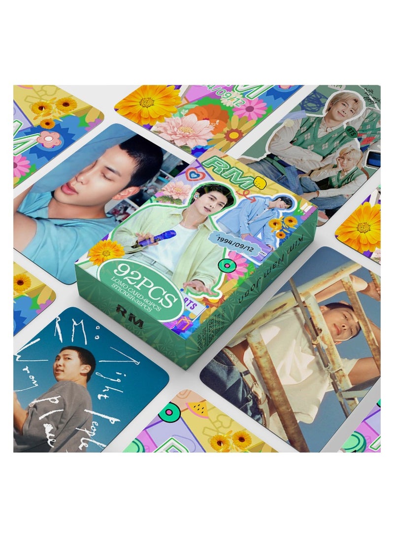 NIBEMINENT 92 Pcs Kpop BTS Lomo Cards Card For Fans Collection Gifts - Image 1