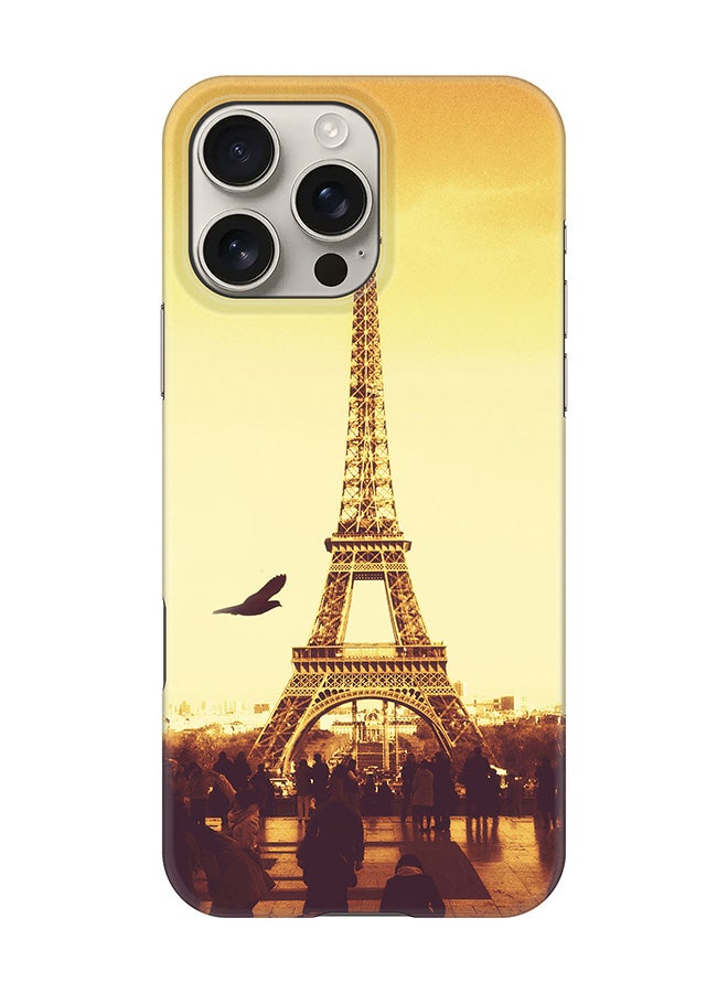 Stylizedd For iPhone 16 Pro Max,Case, [Compatible with MagSafe] Magnetic cover Slim fit Protection Matte, - Paris - Eiffel Tower  - Image 1