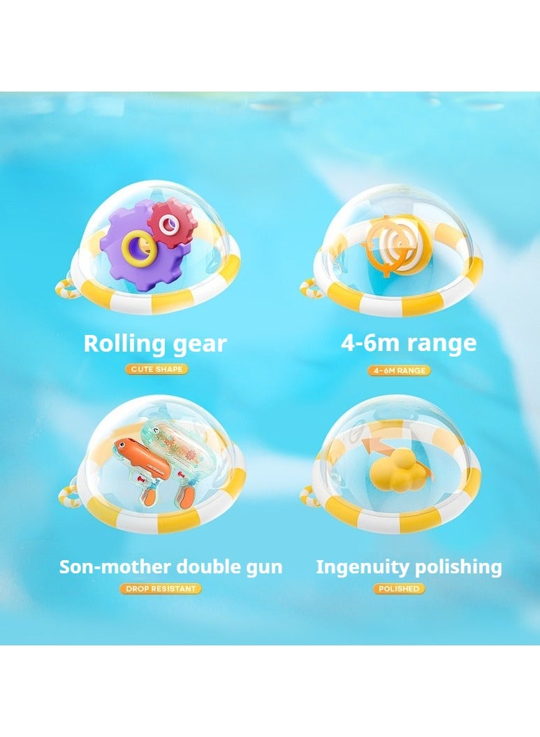 Upgraded whale mother and Child water guns, can be freely disassembled, used as children's water toys, outdoor beach water amusement tools, water play game toys - Image 5