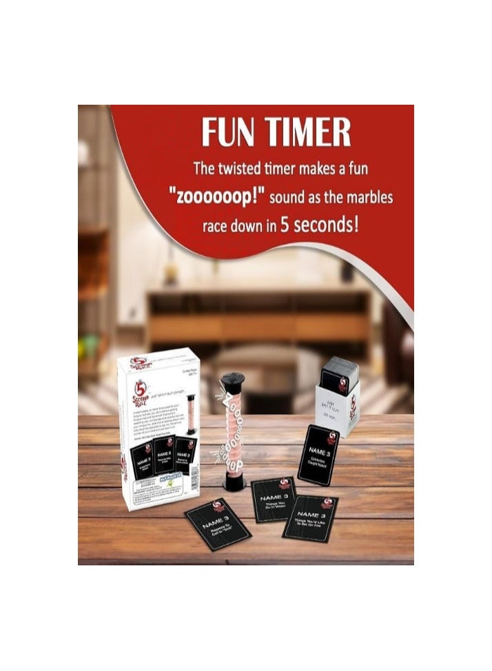 The 5 Second Rule - Board Game - Fun Card Game for Game Night with Friends (White) - Image 5