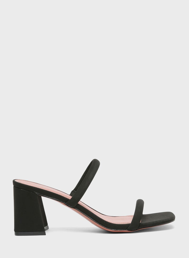 CALL IT SPRING Dual Strap Block Heel Sandals - Image 1