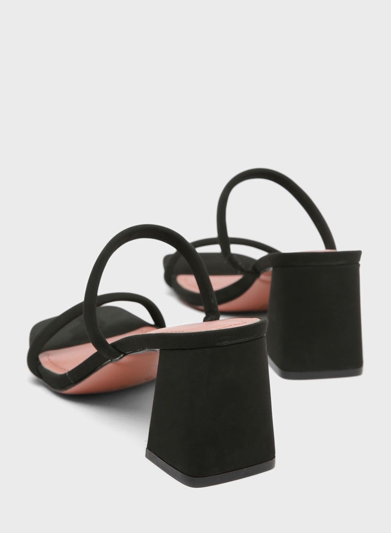 CALL IT SPRING Dual Strap Block Heel Sandals - Image 3